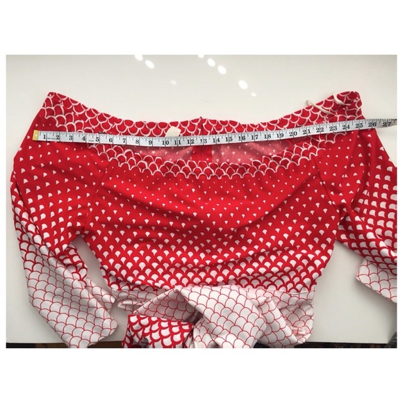 Vintage Scallop Print Doubleknit Maxi - Picture 6 of 7